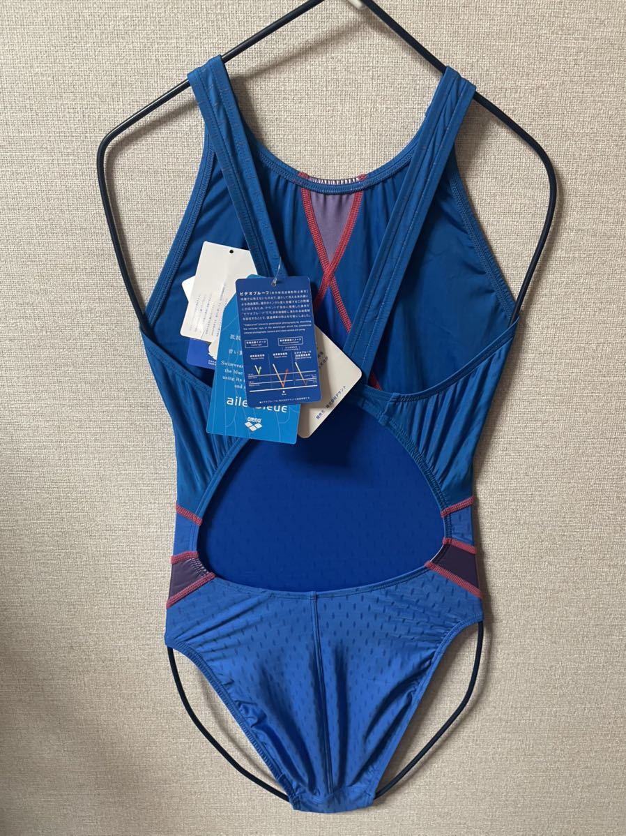 アリーナ競泳水着 エールブルー（やや傷や汚れあり】アリーナ競泳水着  
