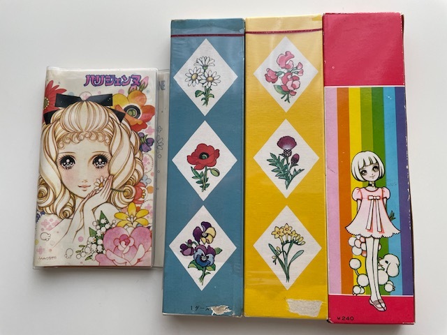 ★高橋真琴　昭和レトロ　当時物　★水筒　パスケース　色鉛筆24色　鉛筆３種類　未使用_8