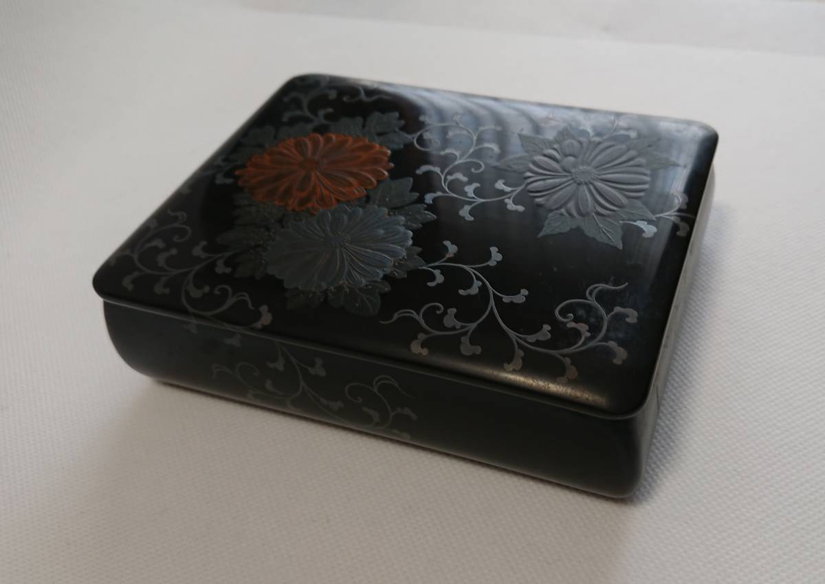 文箱 株式会社賢祥堂美術-京都店 WEB 菊花蒔絵螺鈿入文庫箱 2026年最新