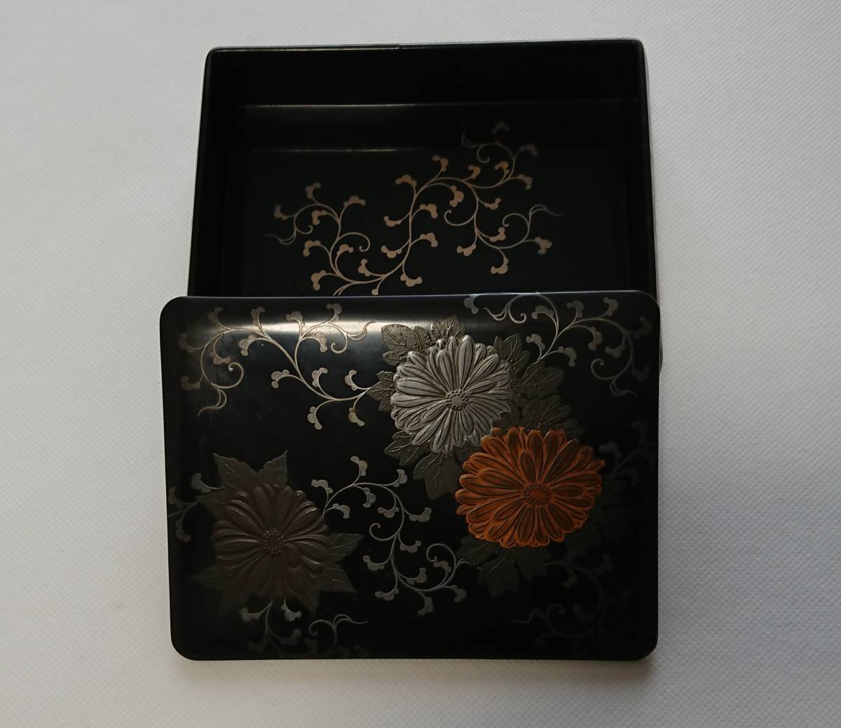 文箱 株式会社賢祥堂美術-京都店 WEB 菊花蒔絵螺鈿入文庫箱 2026年最新