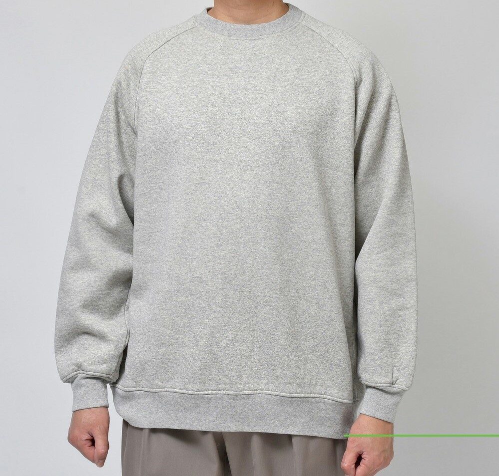 定価35200円 新品 □ COMOLI 22SS コットン吊裏毛 クルーネック 