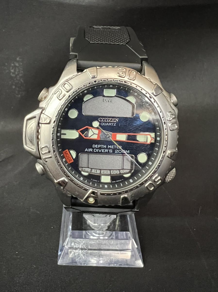 CITIZEN シチズン エアダイバー 200M C500-Q00150TA デジアナ チタン 3