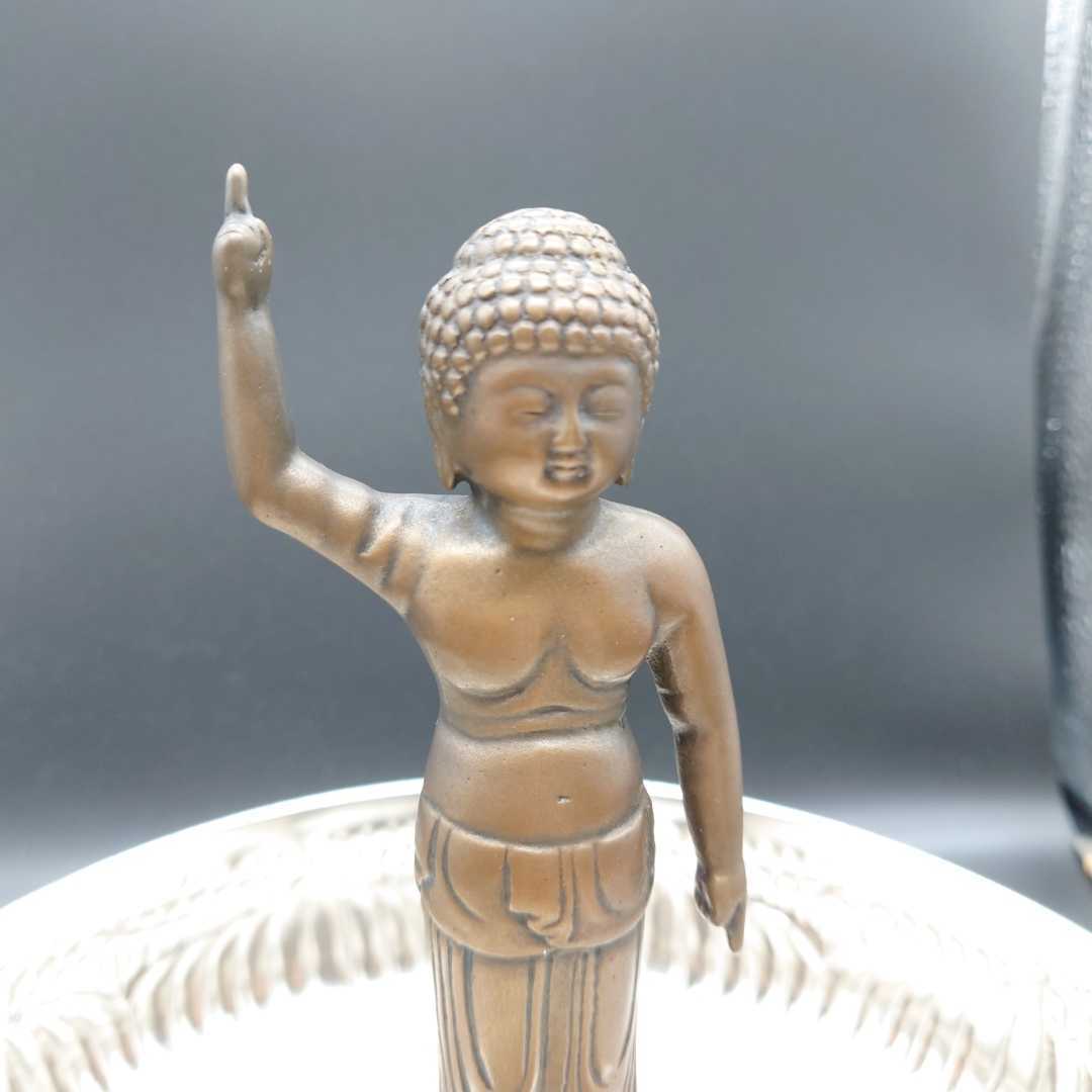 誕生仏、タライ、柄杓 3点セット】未使用 長期在庫品 仏教美術 古美術 