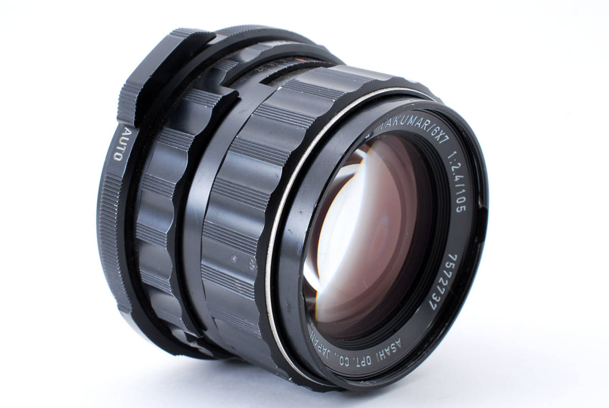 ◆超美品◆PENATX ASAHI PENTAX TAKUMAR 6×7 1:2.4 105 アサヒ ペンタックス 中判 カメラ レンズ PENTAX ペンタックス TAKUMAR Super-Multi PEMTAX 135mm