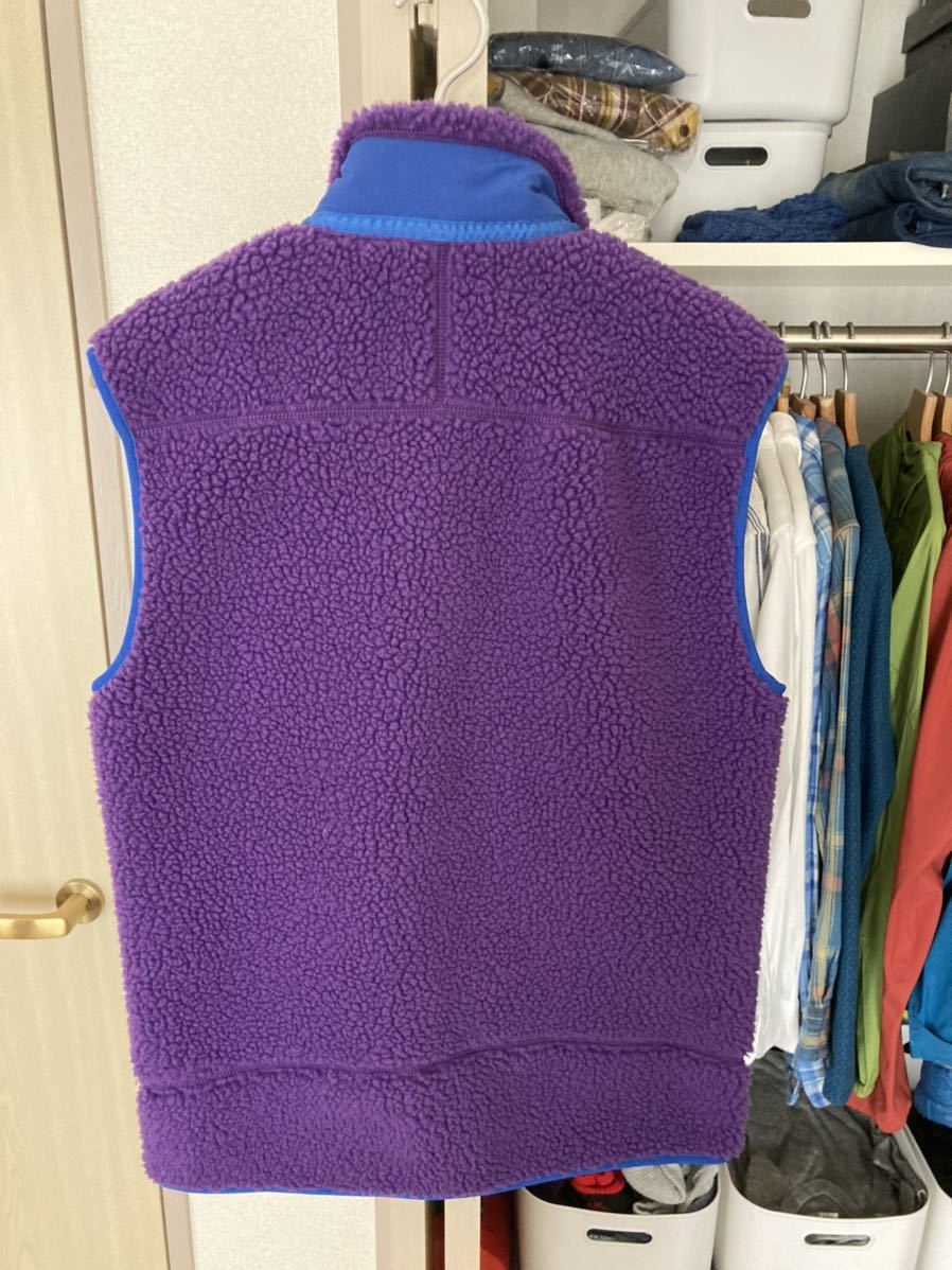 patagonia パタゴニア レトロxベスト FA20 パープル×ブルー Sサイズ