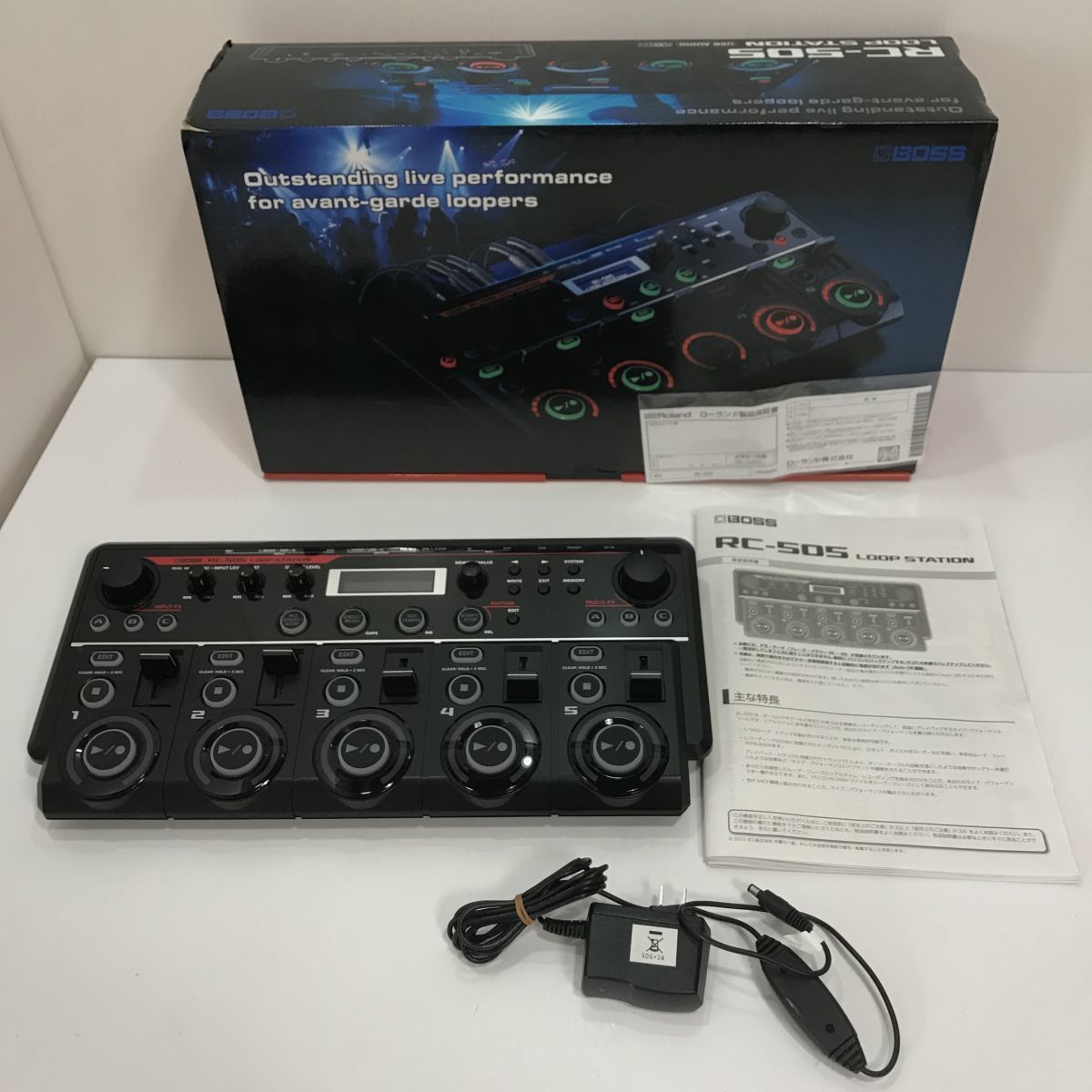 BOSS ループステーション RC-505 Loop Station 箱 説明書付き 動作確認