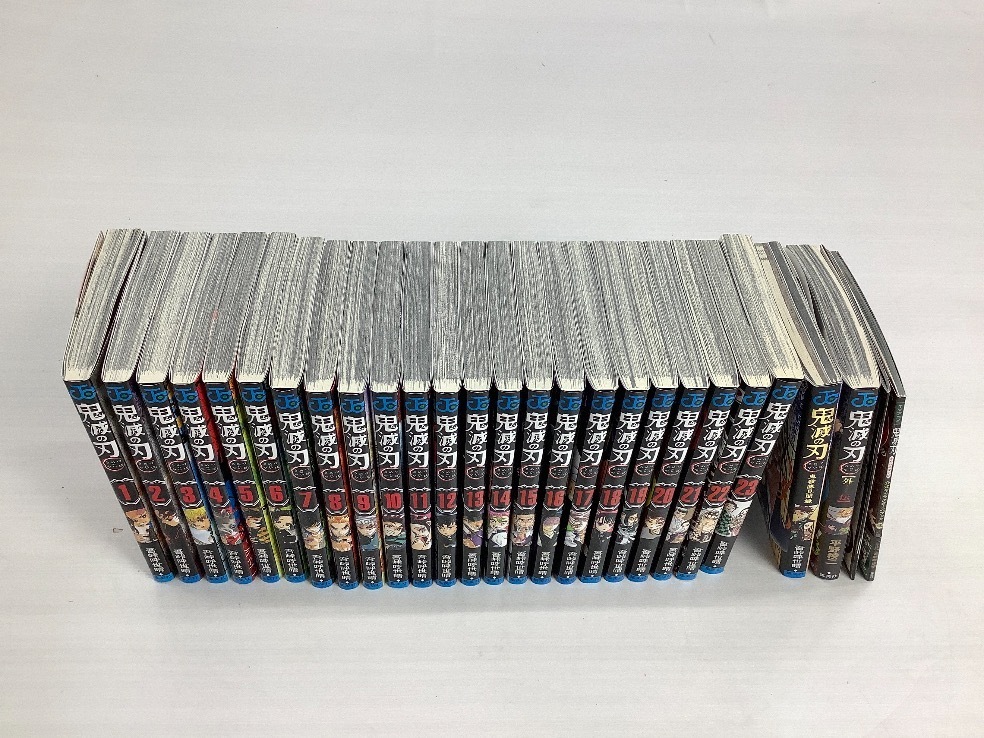 鬼滅の刃 漫画 全巻セット 公式ファンブックなど まとめ ACBF 中古品