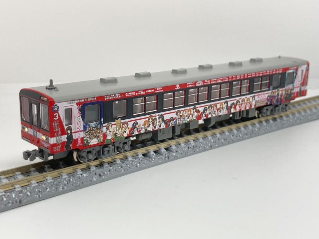 入線 KATO ガールズ＆パンツァー 鹿島臨海鉄道6000形ガルパン2号車