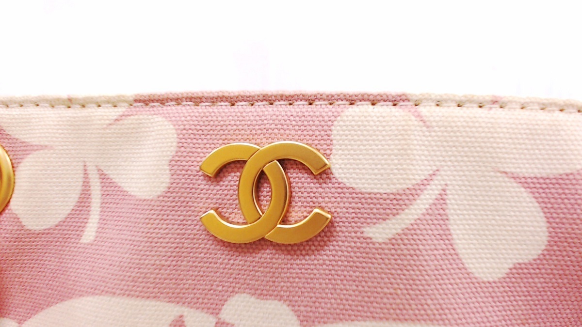 CHANEL（シャネル）キャンバスクローバーチェーンバッグ ヴィンテージ