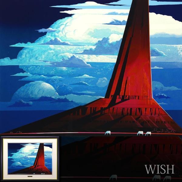 真作】【WISH】アイベン・ロール Eyvind Earle「Silent Thunder