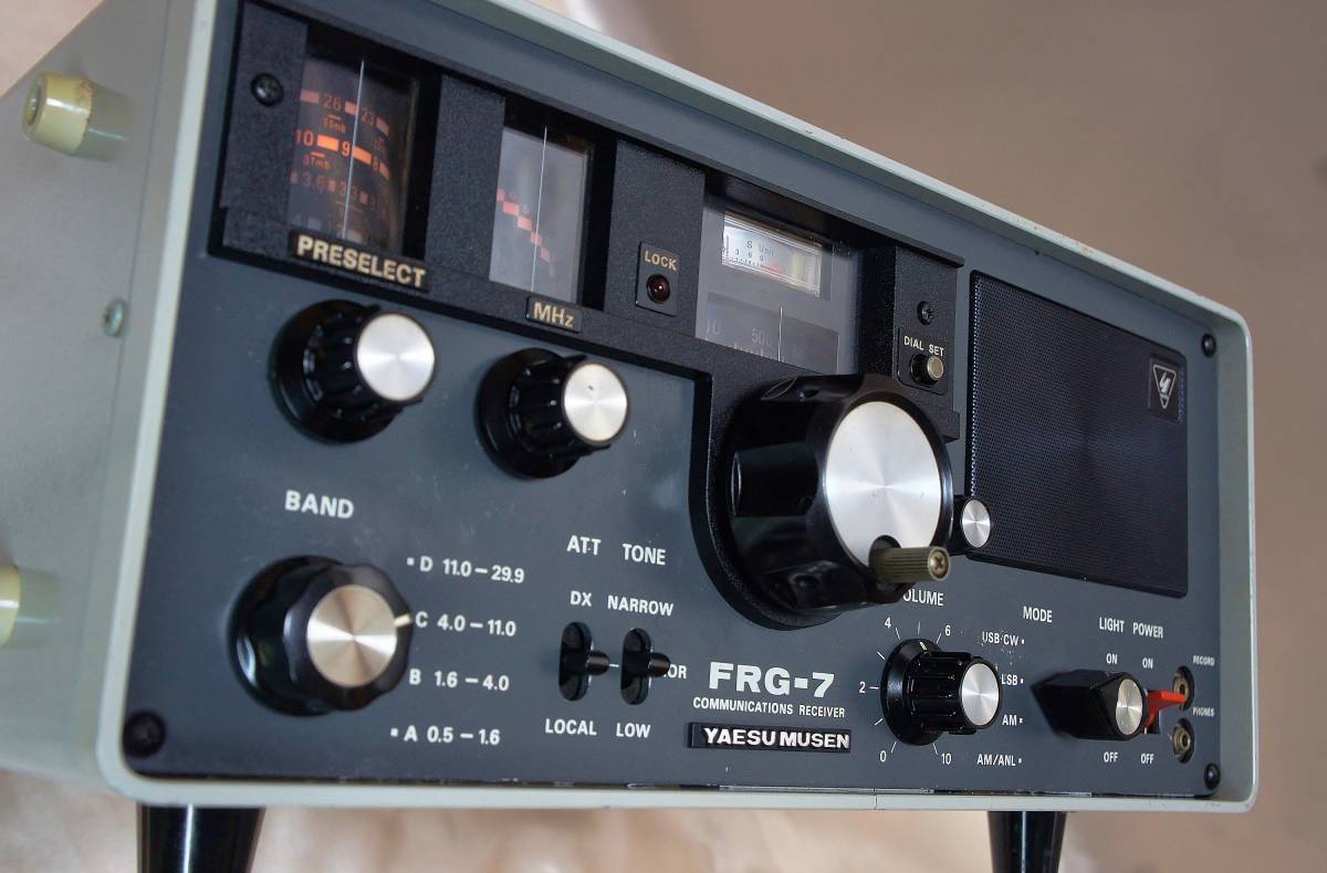 ☆YAESUヤエス☆FRG-7☆BCLラジオ☆通信型受信機☆レシーバー