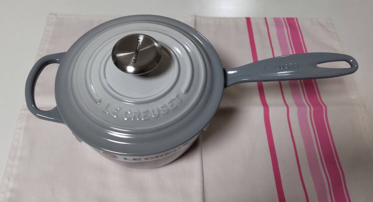ルクルーゼ☆シグネチャーソースパン16cm☆オンブルグレー☆レア