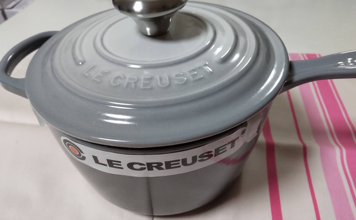 ルクルーゼ☆シグネチャーソースパン16cm☆オンブルグレー☆レア