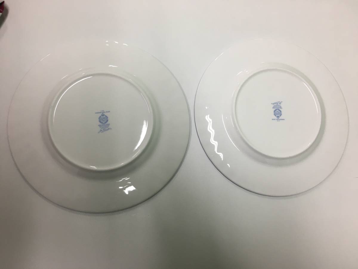 1509 ◇ミントン ハドンホール プレート 2枚セット 花柄 食器 皿 現状