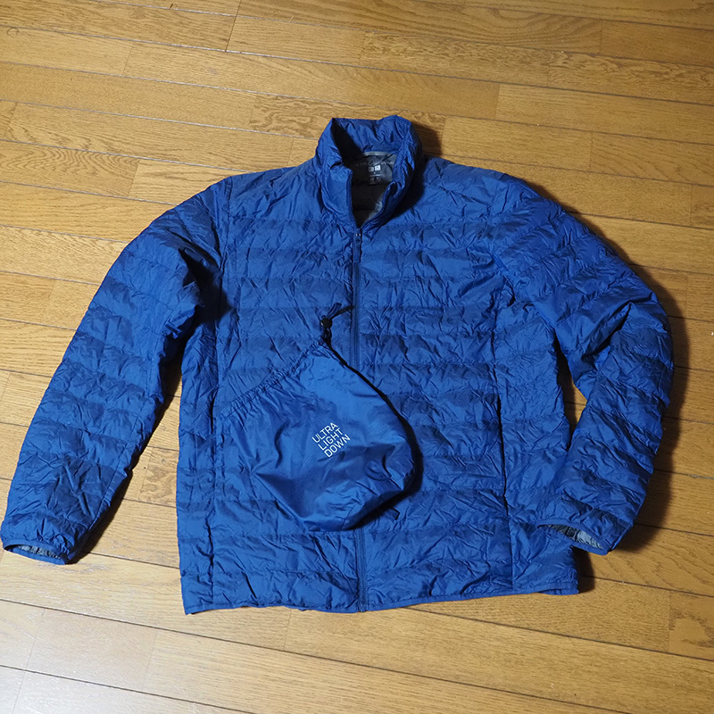 Uniqlo ユニクロ メンズ ウルトラライトダウンジャケット ネイビーブルー サイズ L 送料198円 ジャンパー ブルゾン 売買されたオークション情報 Yahooの商品情報をアーカイブ公開 オークファン Aucfan Com