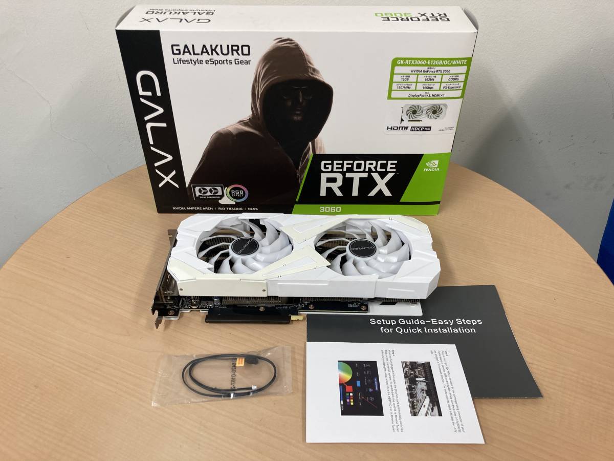 ジャンク品】RTX 3060 White 【公式通販】