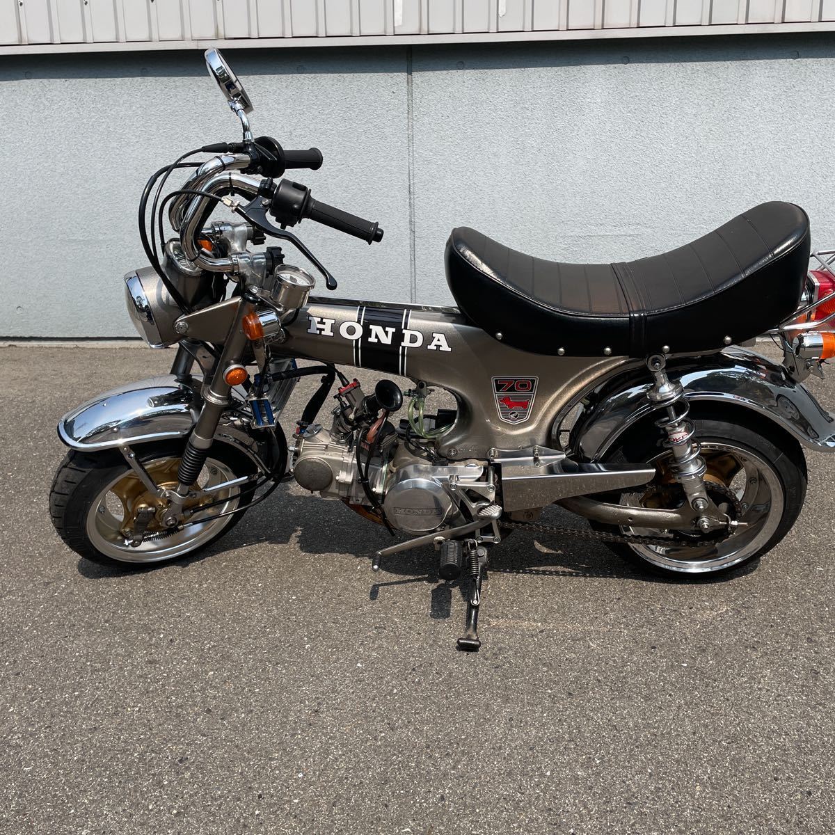 ホンダ ダックスST70 CD90 105ccホットラップマフラー(51cc-125cc 