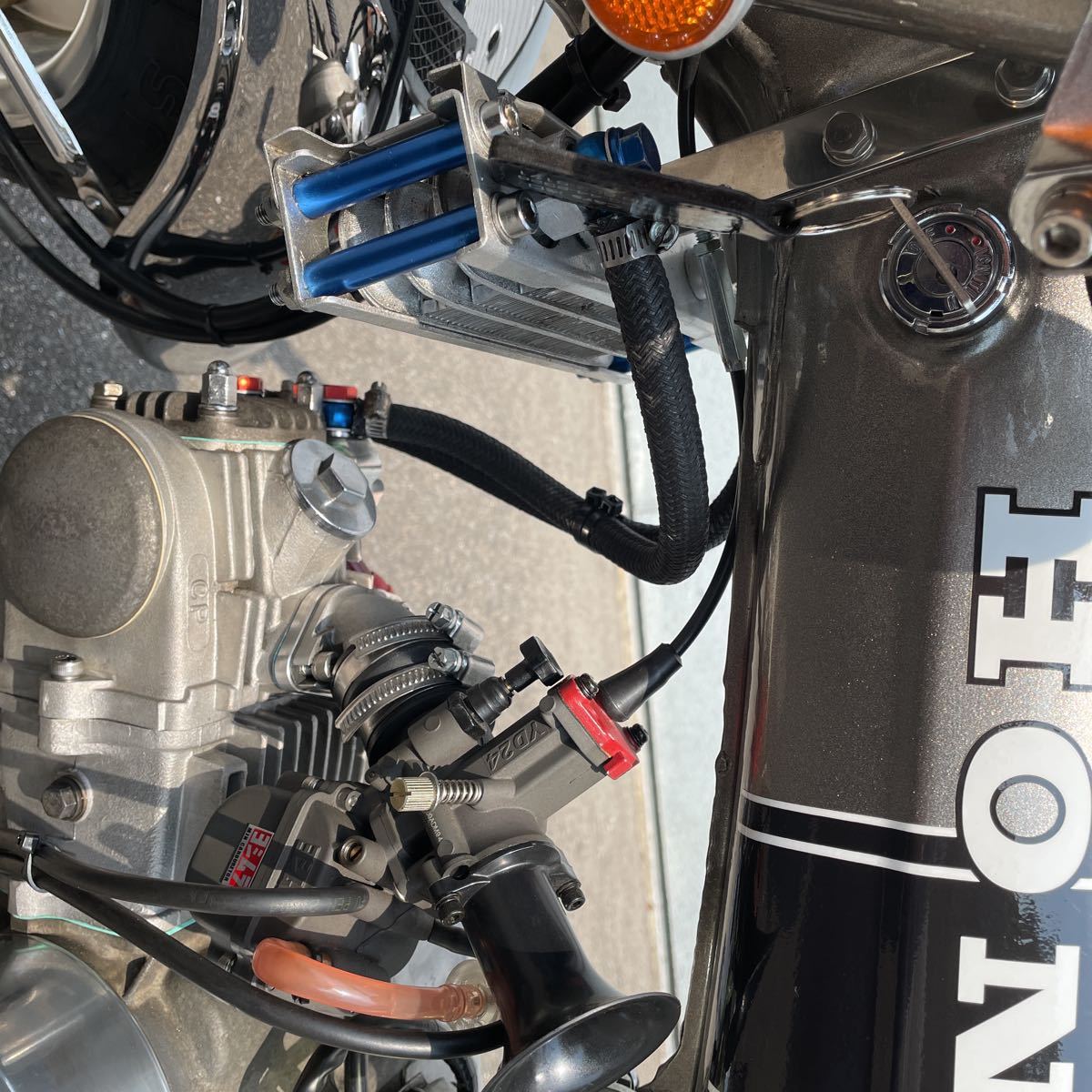 ホンダ ダックスST70 CD90 105ccホットラップマフラー(51cc-125cc 