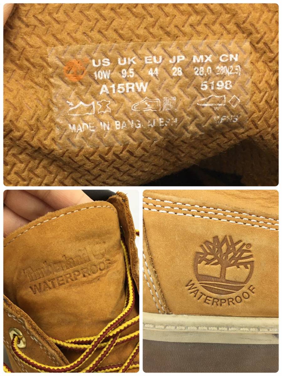 □Timberland ブーツ 28㎝ ティンバーランド A15RW ネルソンチャッカウォータープルーフ 複数落札同梱OK B220310-304 ティンバーランド Timberland ブーツ 6インチプレミアム 10M AIR