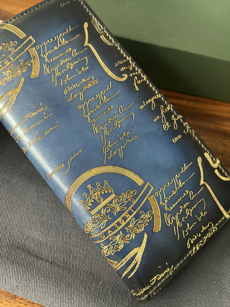 2022新作 特注限定品◇UABONI*ユアボニ*幻のパティーヌ*二つ折り財布