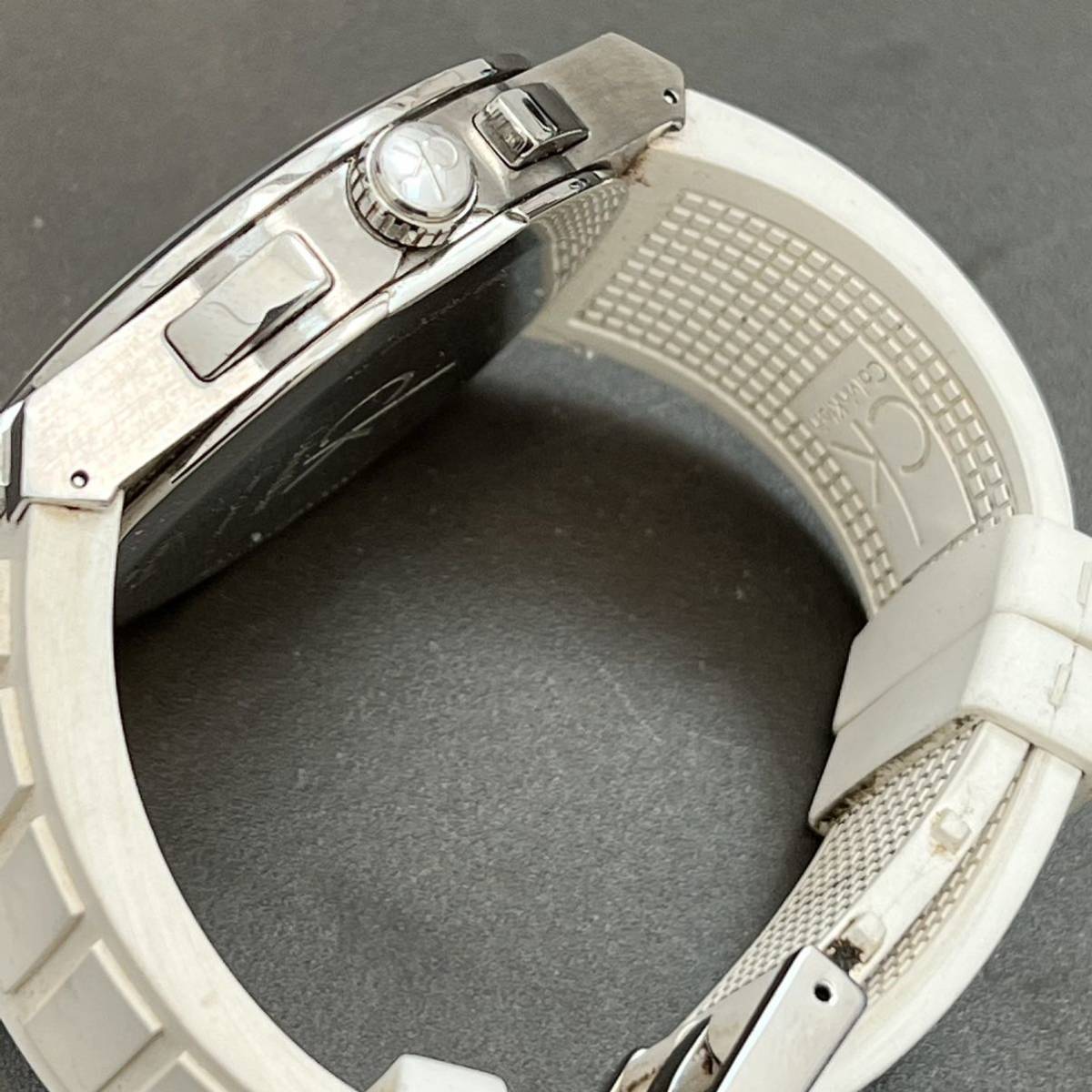 カルヴァンクライン 腕時計 クロノグラフ K2S 371 時計 シルバー 