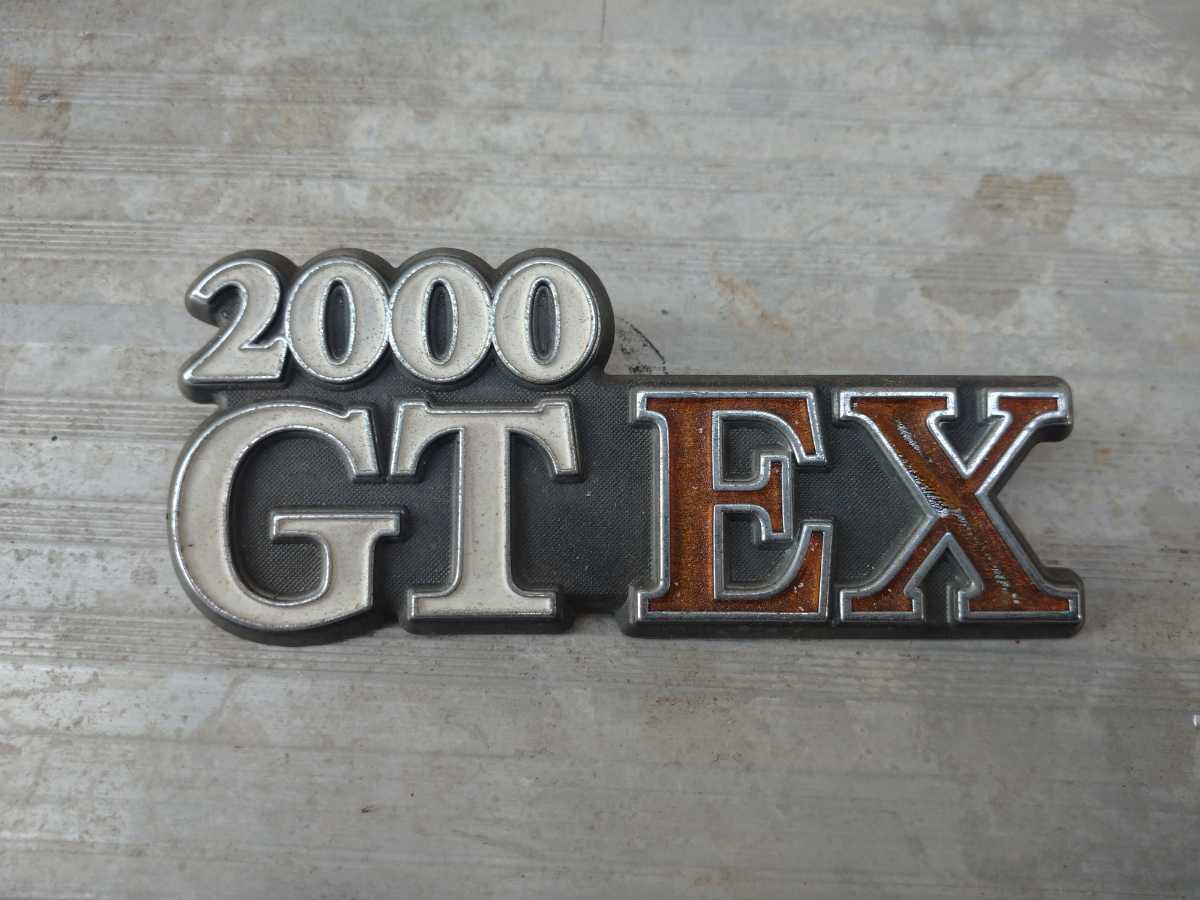 日産 スカイライン 希少 ジャパン 当時物 0 エンブレム EX GT 
