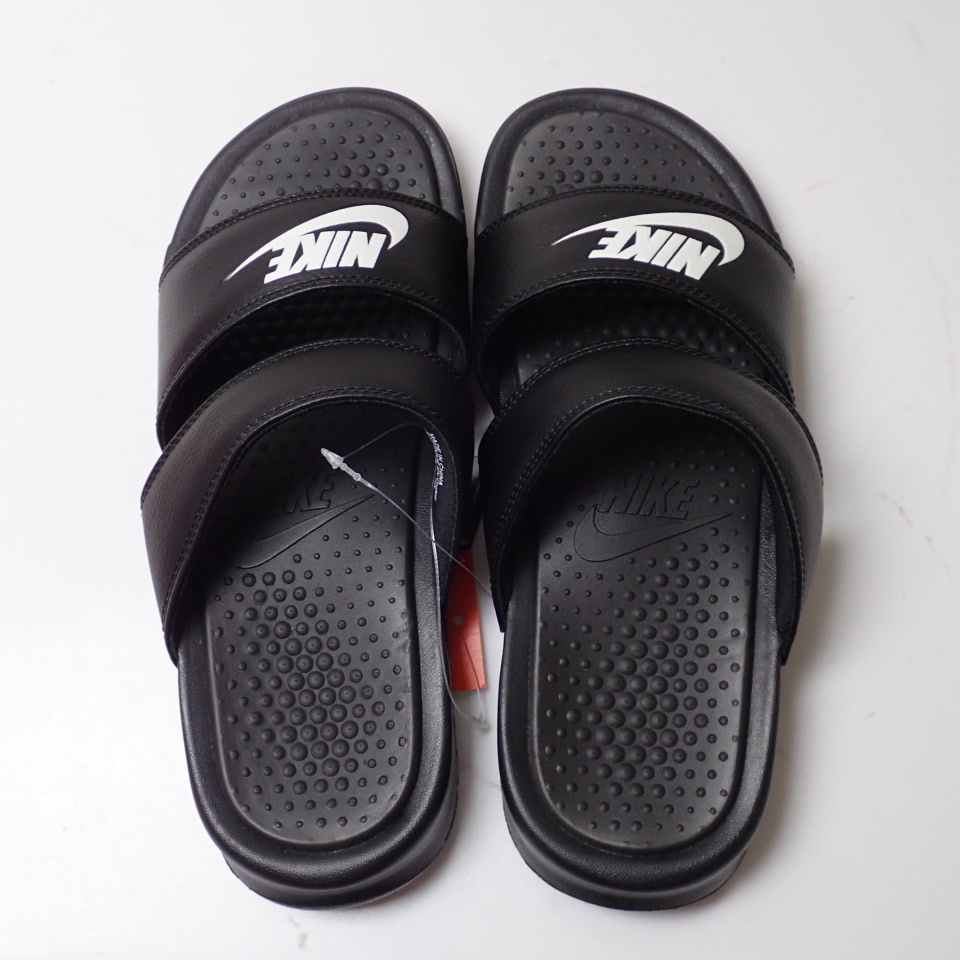 Nike ナイキ ベナッシデュオ サンダル レディース24cm ブラック 010 ロゴプリント 外箱 タグ付き 24 0cm 売買されたオークション情報 Yahooの商品情報をアーカイブ公開 オークファン Aucfan Com