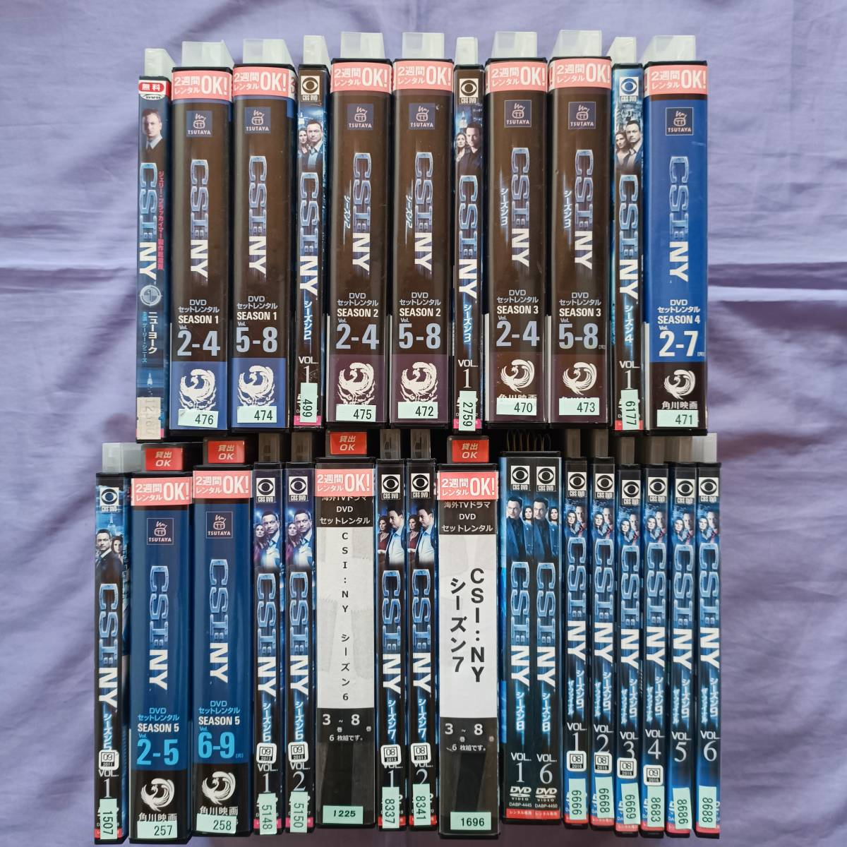 CSI:NY DVD ○中古 シーズン1~9ザ・ファイナル (68巻セット) レンタル落ち