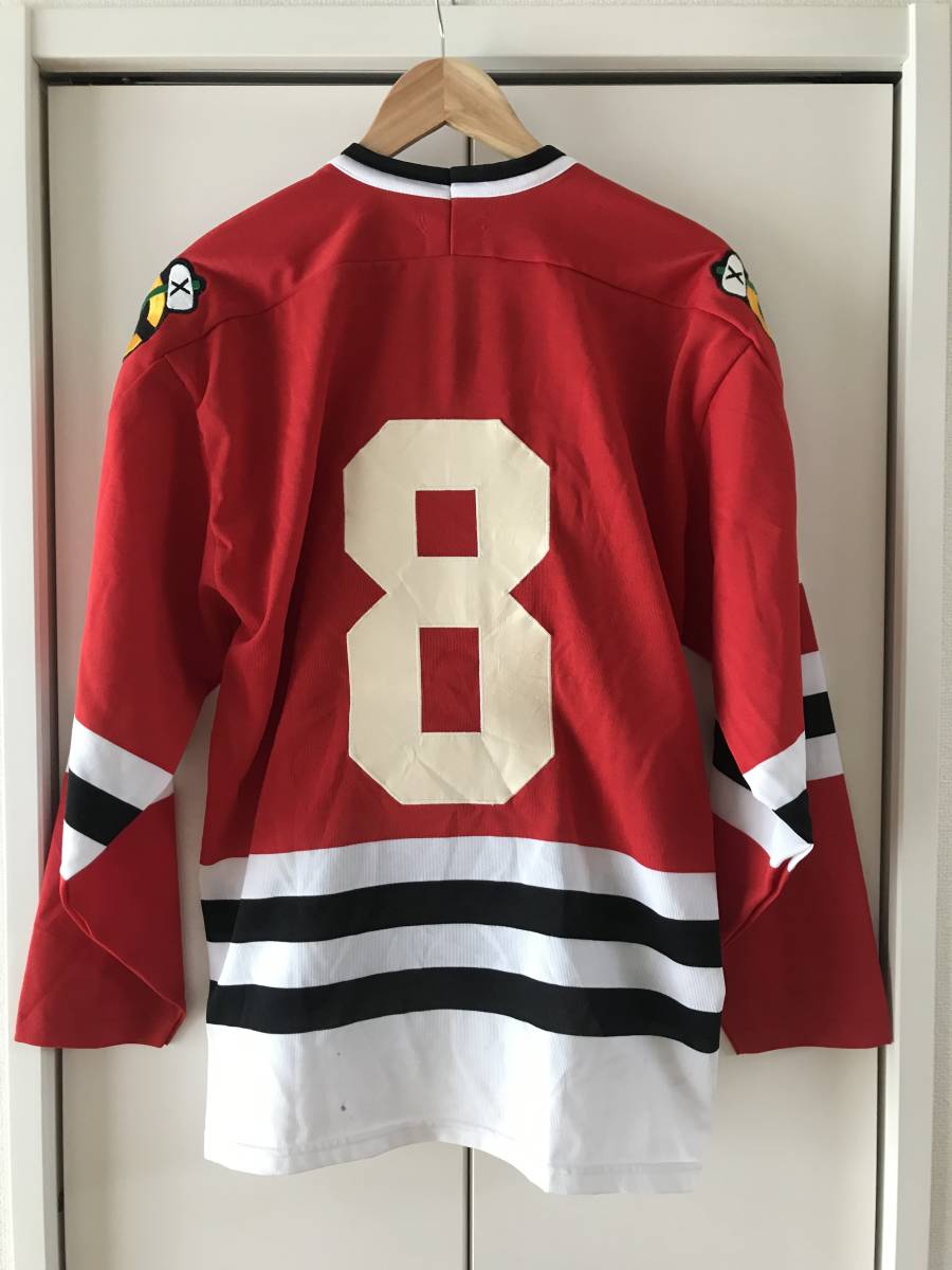 ビンテージ 90s CHICAGO BLACK HAWKS シカゴブラックホークス アイスホッケー Tシャツ_2