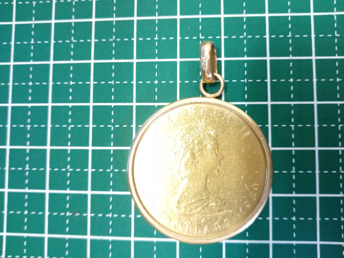 ブランド◇銀座 田中貴金属◇ K24/K18枠 純金 金貨 メイプルリーフ 1oz