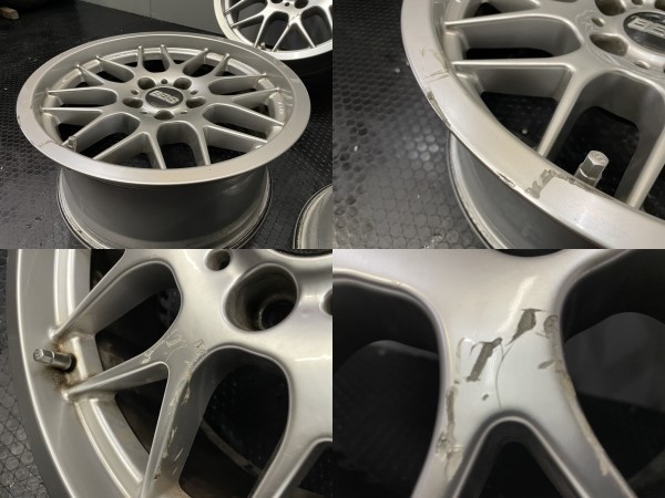 BBS RX203 社外ホイール 17インチ 4本 8J5HPCD120+10 BMW/3シリーズ/5