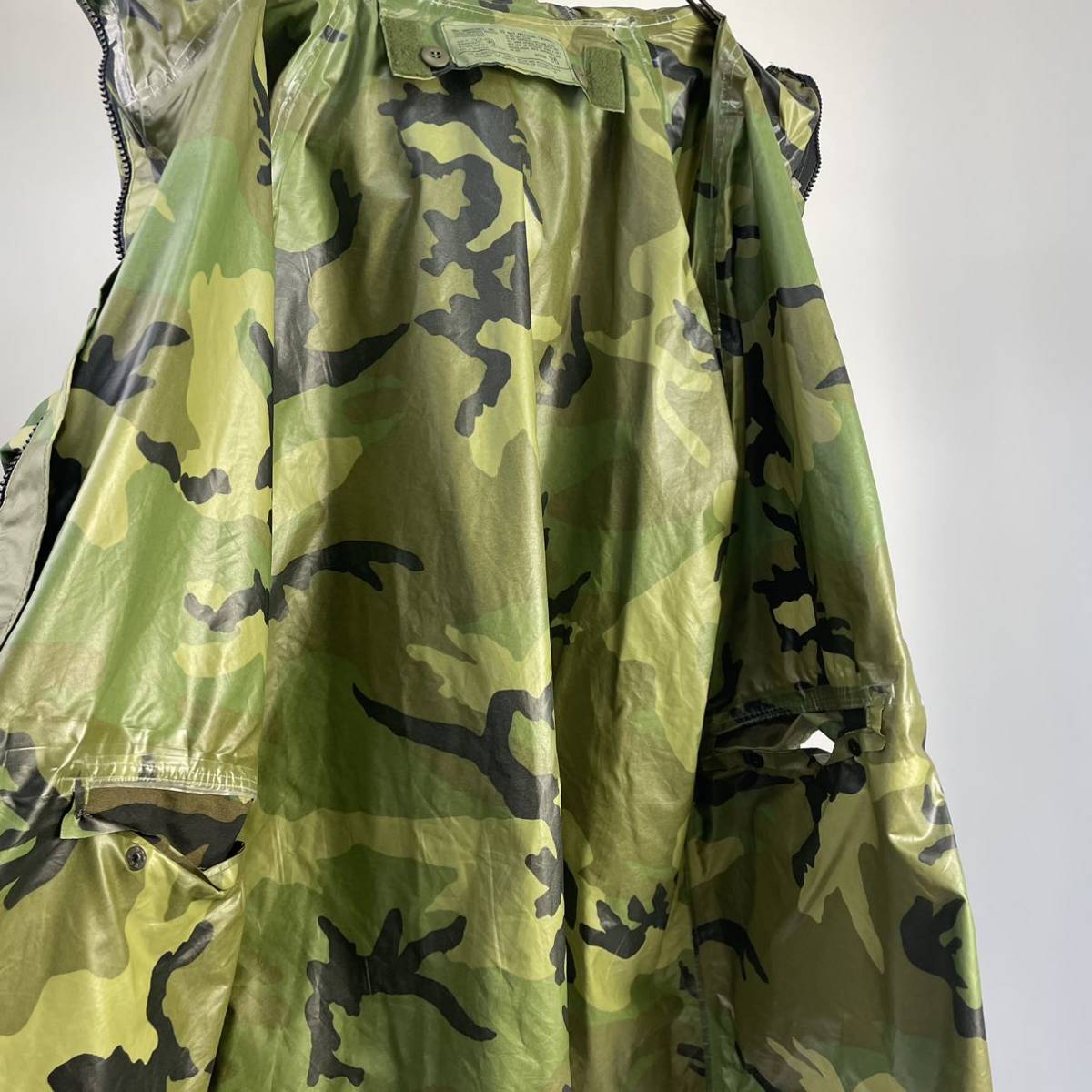 1円〜【90s（1997年）U.S.ARMY IMPROVED RAINSUIT レインパーカー 