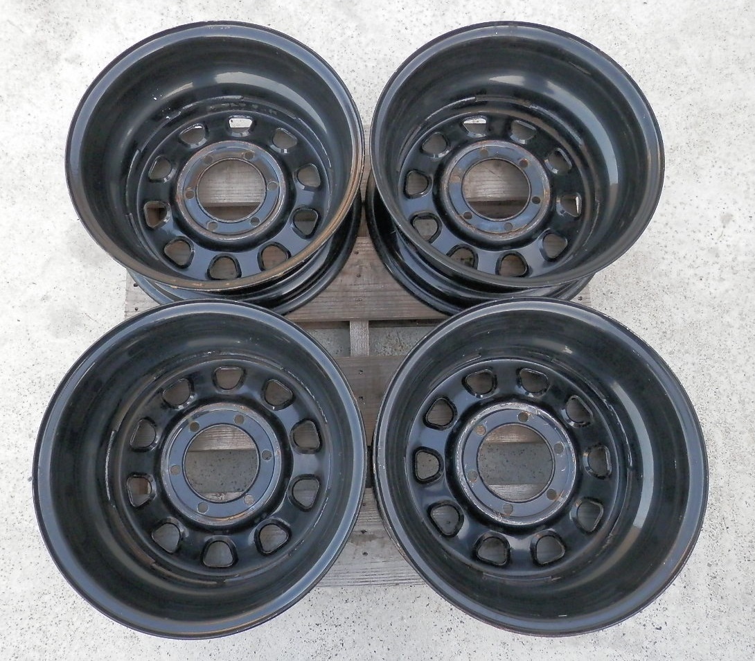 16インチ スチール ホイール 6穴 7J PCD139.7 4本 (サーフ ハイエース  