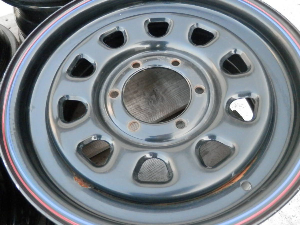 16インチ スチール ホイール 6穴 7J PCD139.7 4本 (サーフ ハイエース  