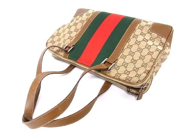 1円 GUCCI グッチ 3754 000 5309 LIMITED EDITION GGキャンバス トート
