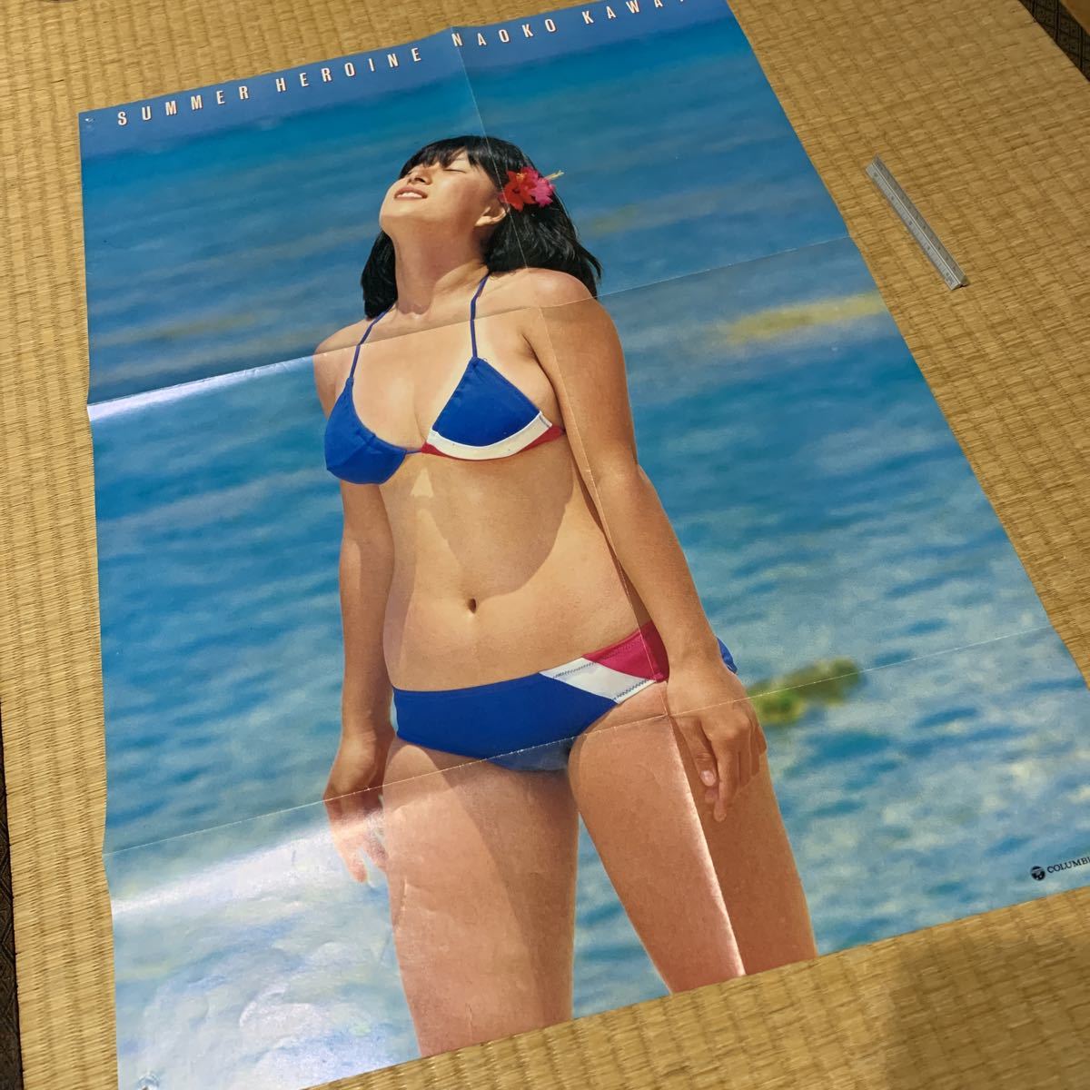河合奈保子 販促ビキニポスター(河合奈保子)｜売買されたオークション 