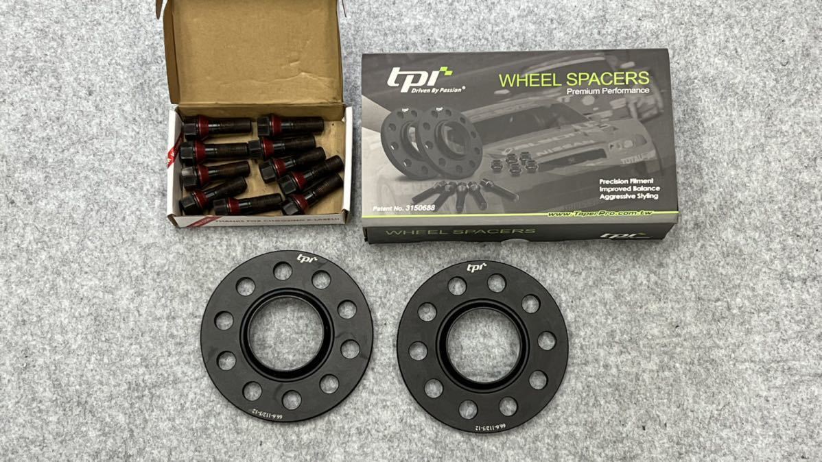 BMW ミニ用 tpiホイールスペーサー12㎜ 4枚セット BMW ミニ用 tpiホイールスペーサー12㎜ 4枚セット