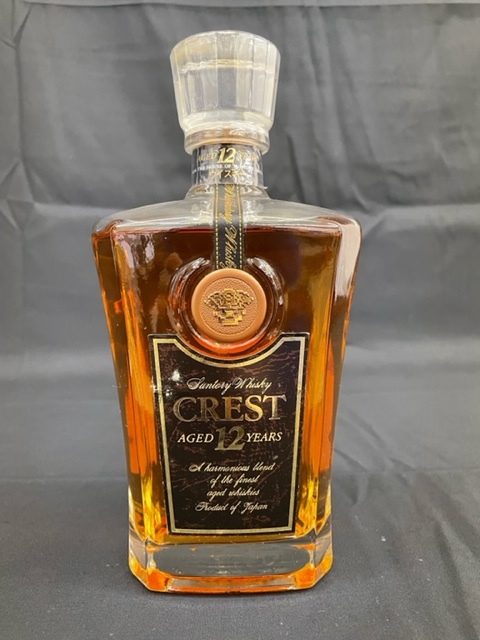 未開栓】Suntory Whiskey CREST 12年 サントリー ウイスキー クレスト