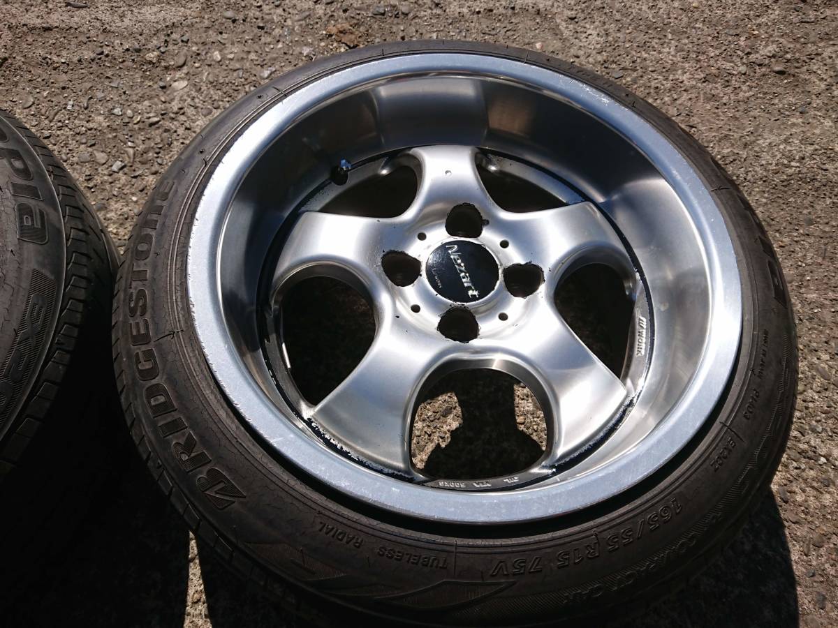 WORK Nezart - 15インチ 深リム NEZART PCD100 ワーク ネッツァルト 7j 