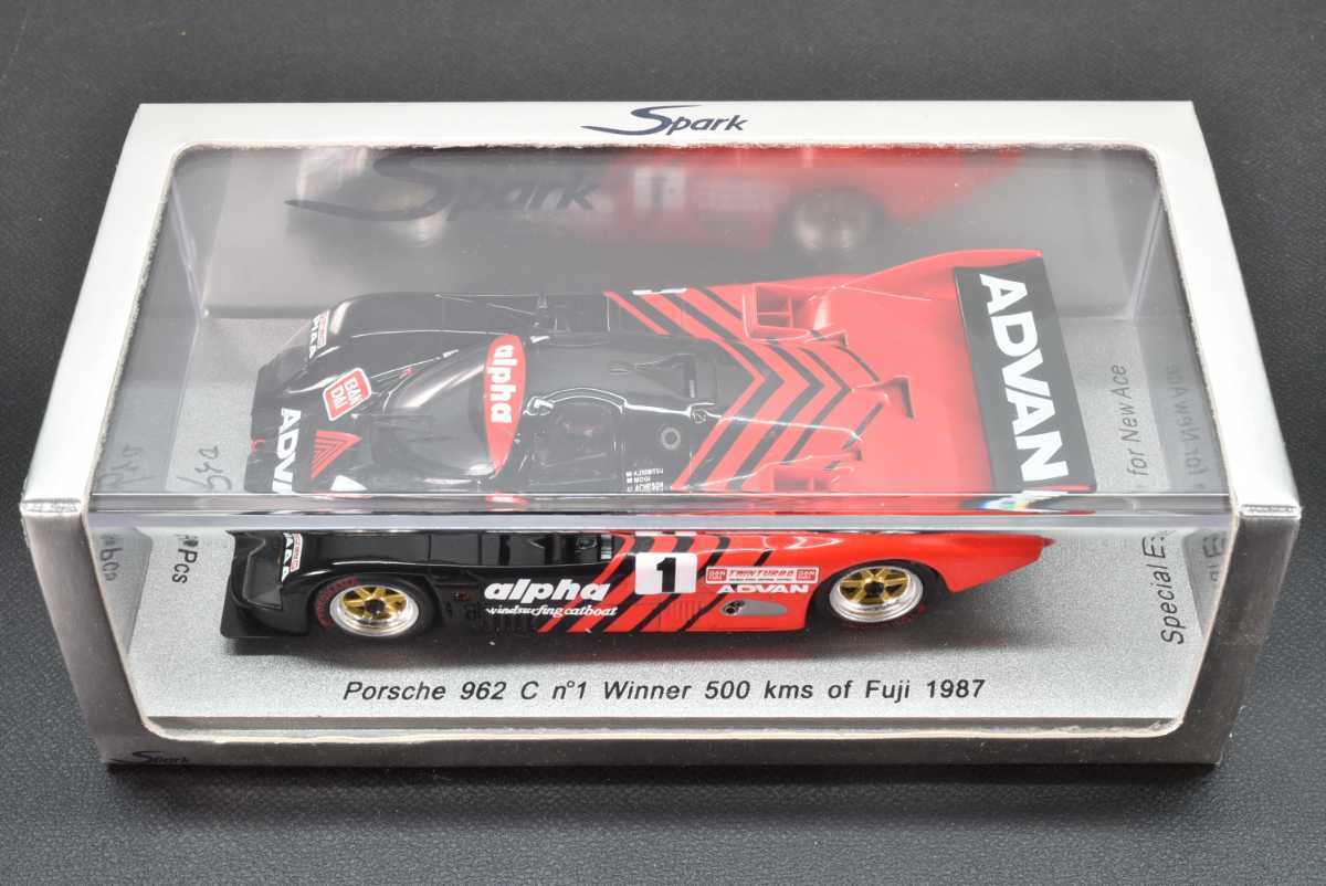 スパーク 1/43 ポルシェ 962C #1 winner 500 KMS of fuji 1987 