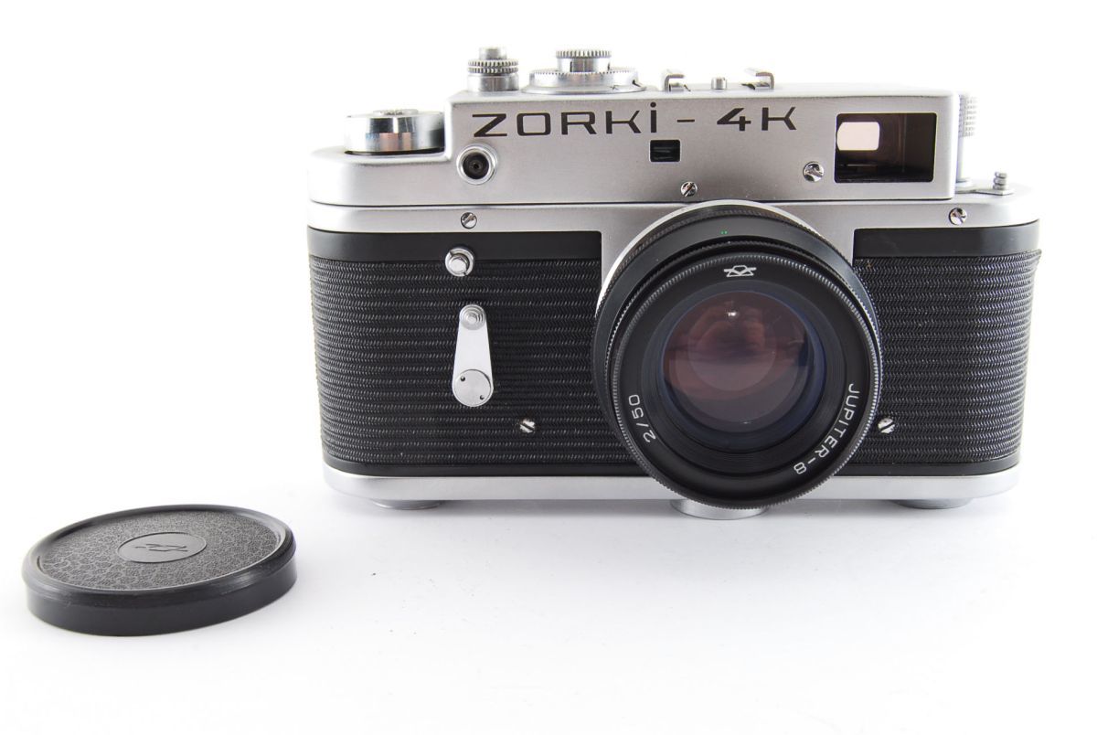 Zorki4 ゾルキー4 ソ連フィルムカメラ 速写ケース付 6 - 7 ）Zorki-4