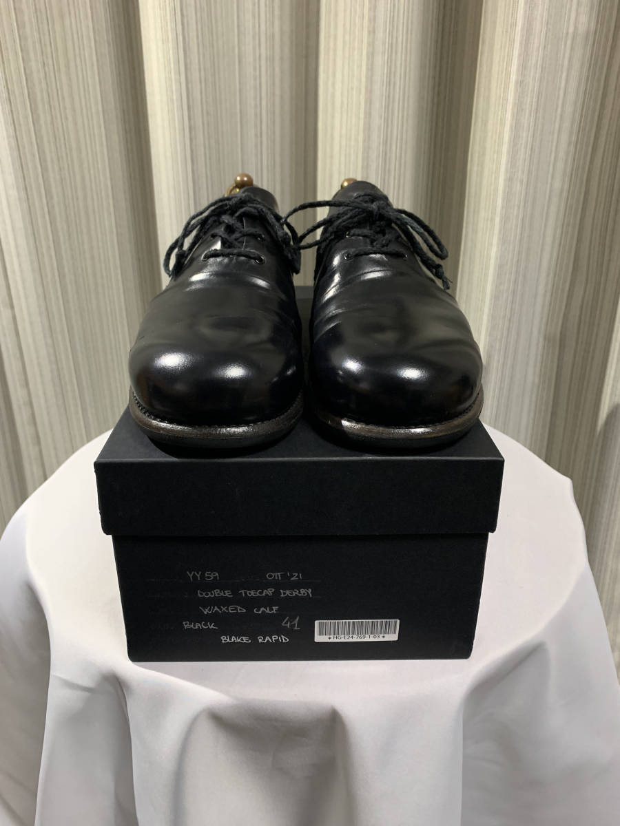 1回着用 美品 22SS【yohji yamamoto×CHEREVICHKIOTVICHKI】WAX CALF