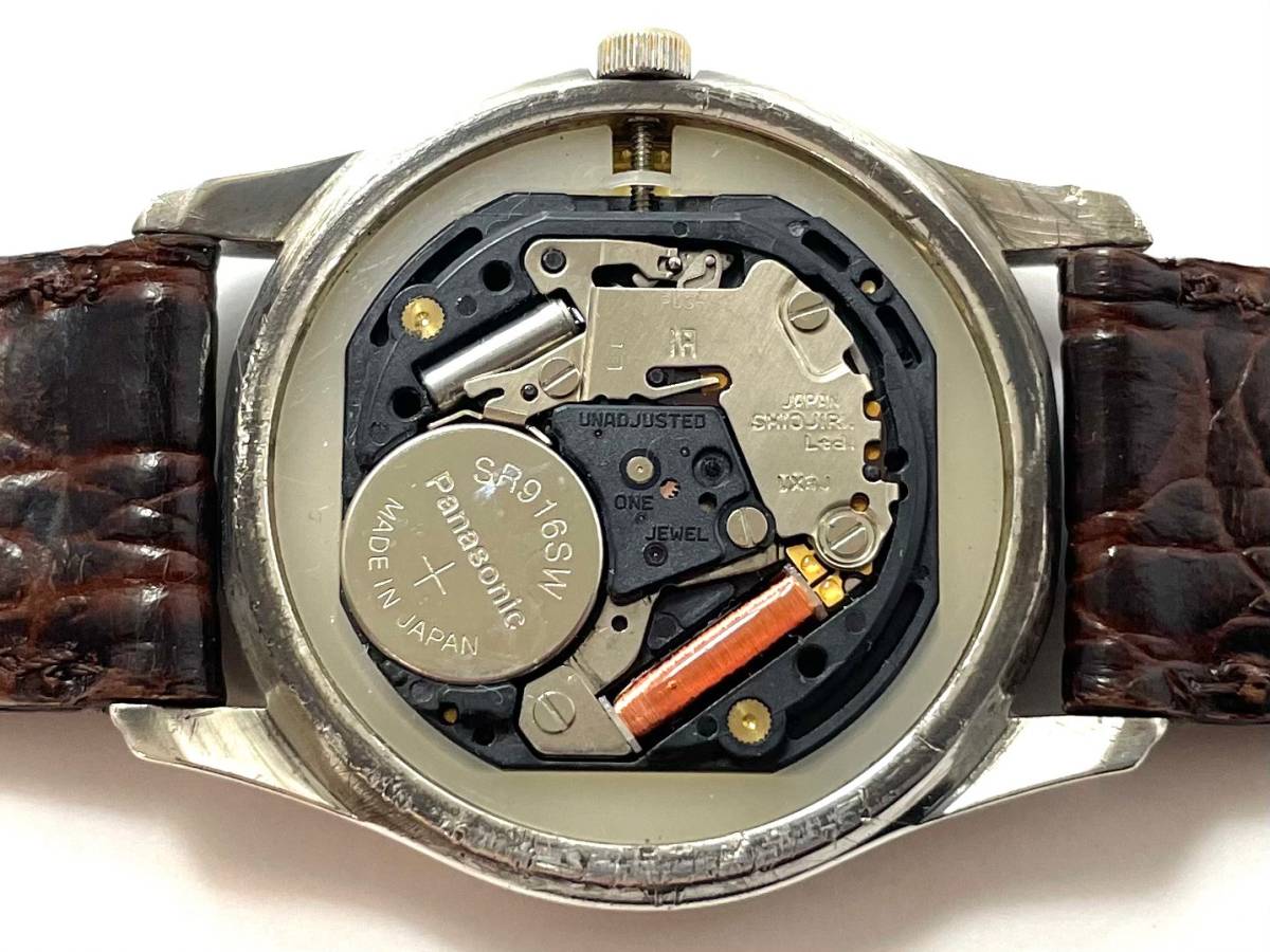 ジャンク品 LA BONHER/ラ ボナール LB-0003 CAL.VX3J クォーツ 18K