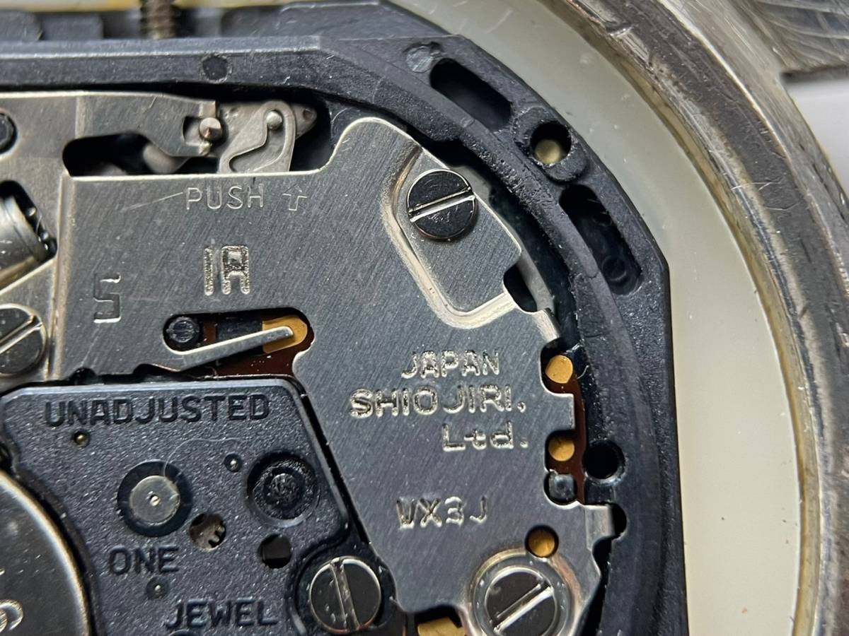 ジャンク品 LA BONHER/ラ ボナール LB-0003 CAL.VX3J クォーツ 18K