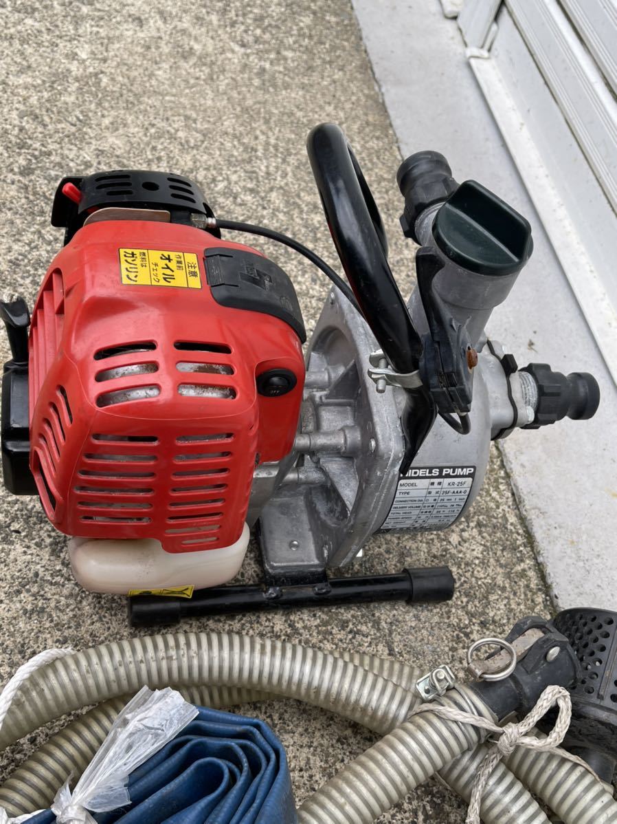 工進4サイクルエンジンポンプKR-25F 工進4サイクルエンジンポンプ