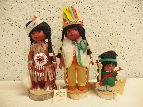 新品 ビンテージ カナダ製 インディアン エスキモー フィギュア 人形 当時物 0320360w INDIAN ART ESKIMO カナダ インディアン エスキモー ドール