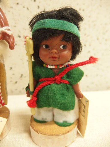 0320360w INDIAN ART ESKIMO カナダ インディアン エスキモー ドール
