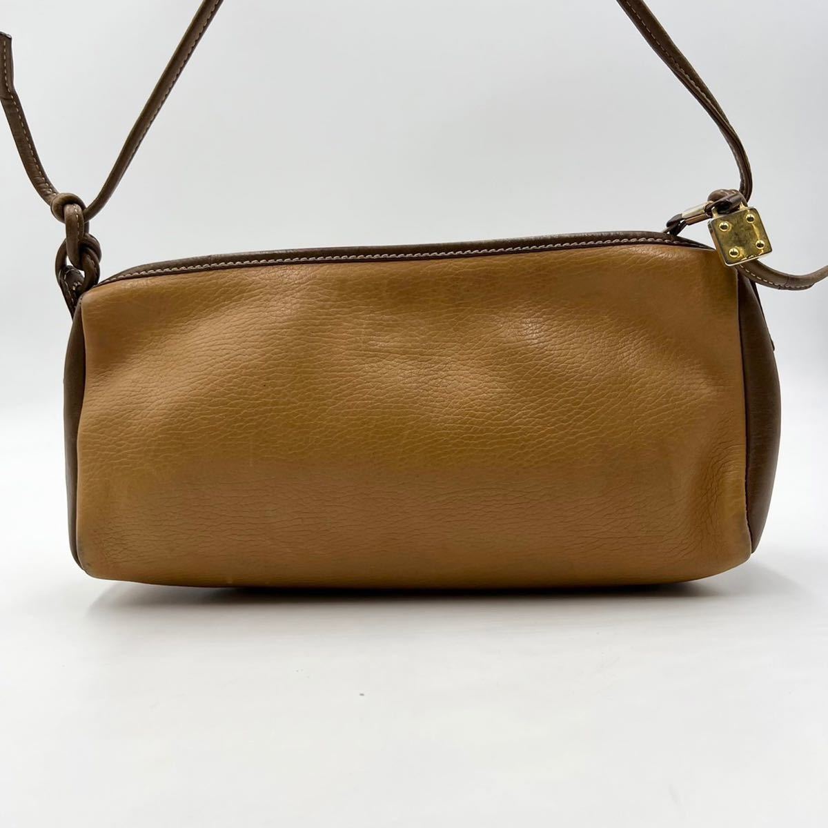 1円~ 希少 LOEWE ロエベ アクセサリーポーチ ハンドバッグ ワン 