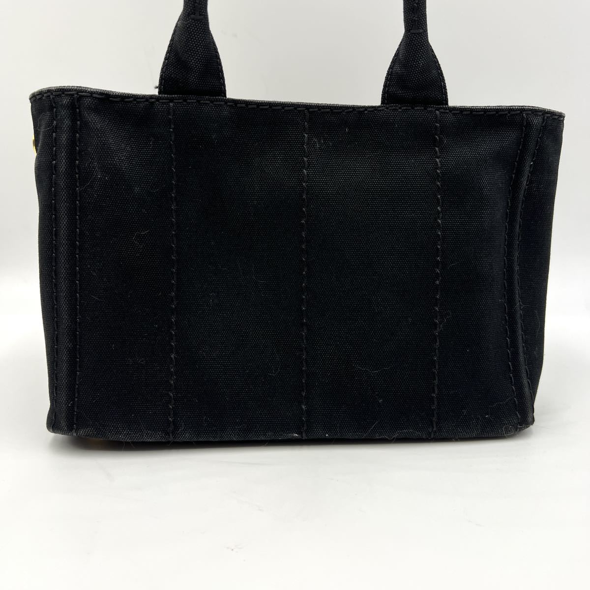 極美品】PRADA プラダ カナパ キャンバストートバッグ ハンドバッグ 