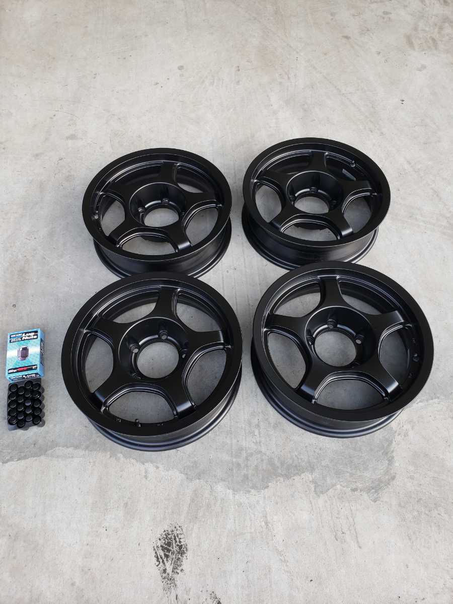 新品同様 キタガワ ノースリバー 四 4.5J オフセット－33 ジムニー  